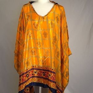 Upcycled Sari Hooded Top